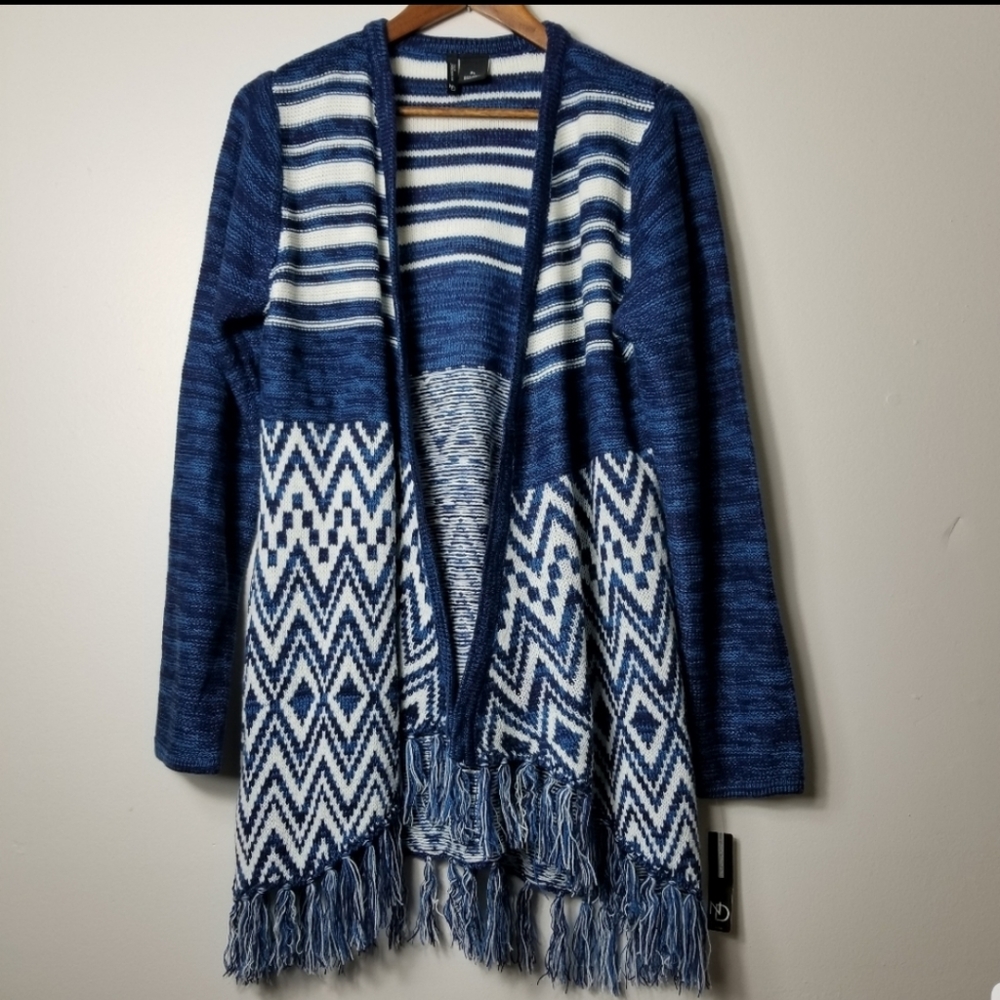 New Direction Petite large knit cardigan - Picture 11 of 11